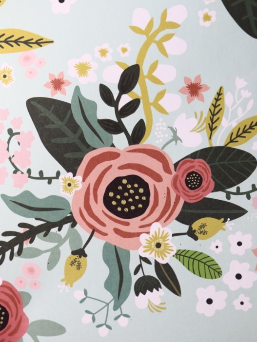 Упаковочная бумага «Flora», green (50*70 см) 