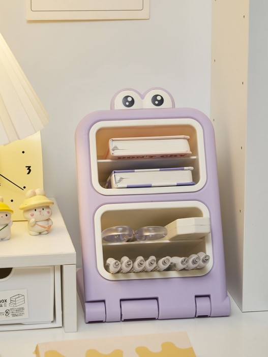 Органайзер настольный «Interesting eyes», purple (20,5*14,2*17 см) 