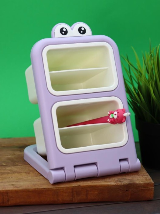 Органайзер настольный «Interesting eyes», purple (20,5*14,2*17 см) 