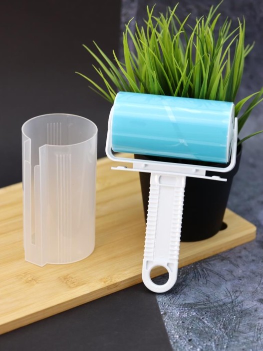 Многоразовый ролик для чистки одежды в футляре &quot;Blue cloud&quot;, 16,7*11 см 