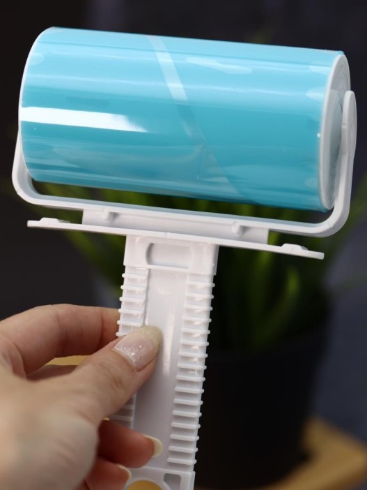 Многоразовый ролик для чистки одежды в футляре &quot;Blue cloud&quot;, 16,7*11 см 