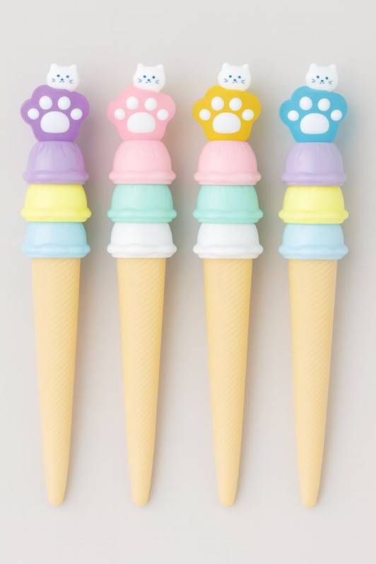 Ручка &quot;Ice cream under the paw&quot;, mix 