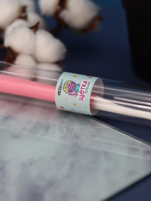 Зубная щётка для взрослых iLikeGift &quot;Cosmonaut smile&quot;, pink (21 см) 