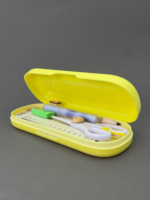 Пенал &quot;Waterproof&quot;, yellow (22*8*3,3 см) 