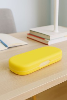 Пенал "Waterproof", yellow (22*8*3,3 см)