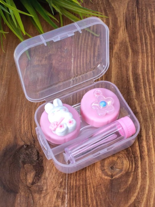 Контейнер для линз &quot;Milota friends&quot;, pink 