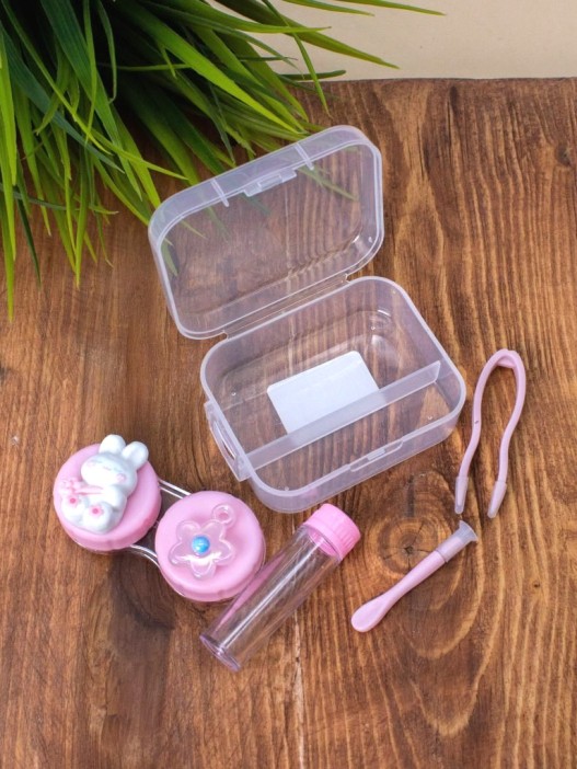 Контейнер для линз &quot;Milota friends&quot;, pink 