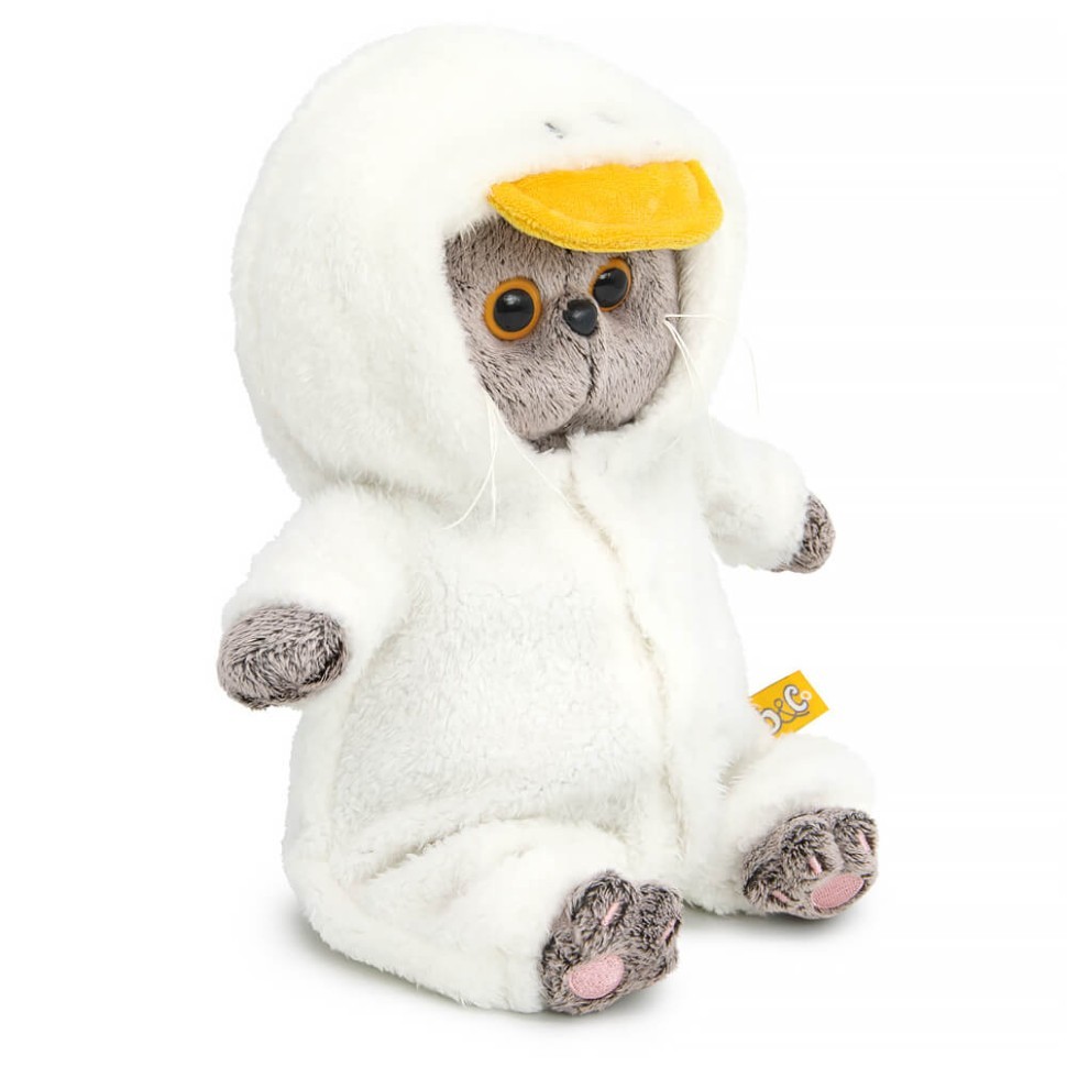 Мягкая игрушка "Кот Басик БЕБИ в комбинезоне "Гусик" (20 см)