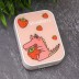 Контейнер для линз "Dino-strawberry", pink 