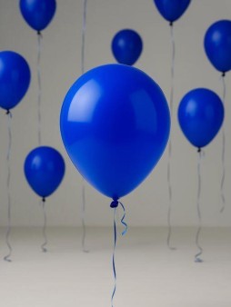 Набор воздушных шаров 10 шт. "Timeless", sapphire blue (25 см)