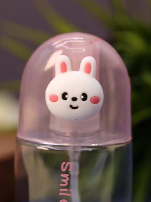 Дорожная бутылочка &quot;Smile bunny day&quot;, pink (60 ml) 