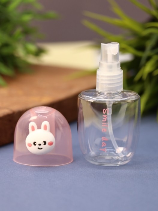 Дорожная бутылочка &quot;Smile bunny day&quot;, pink (60 ml) 