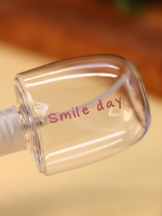 Дорожная бутылочка &quot;Smile bunny day&quot;, pink (60 ml) 