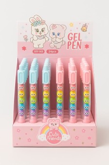 Ручка "Cute flower", mix, шоу-бокс 36 шт.