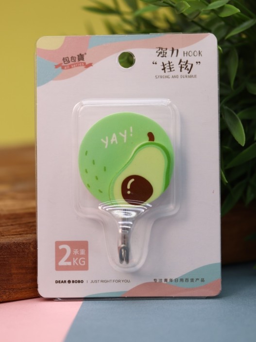 Крючок на липучке «Sweet avocado», green 