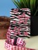 Футляр для карт на ленте &quot;Shining pink stars&quot;, zebra print 