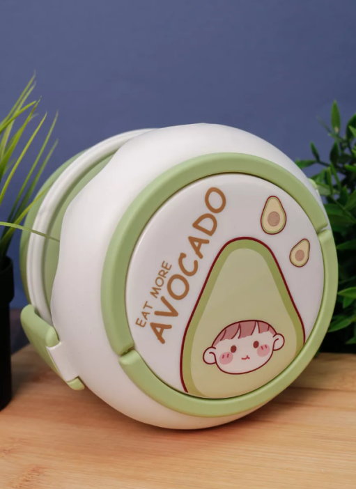 Ланчбокс &quot;Circle eat more avocado&quot;, green 