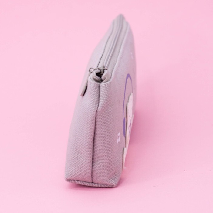 Пенал "Need hug bear", gray 