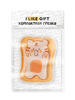 Карманная грелка многоразовая iLikeGift "Игривый тигр"