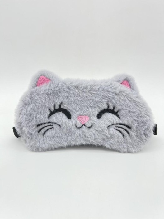 Маска для сна &quot;Happy cat&quot;, gray 