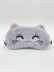 Маска для сна &quot;Happy cat&quot;, gray 