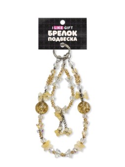 Брелок-подвеска для телефона iLikeGift «Crystal», yellow
