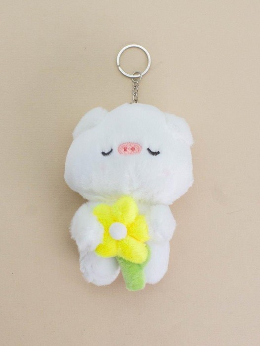 Плюшевый брелок &quot;Pig flower dream&quot;, pink (12 см) 