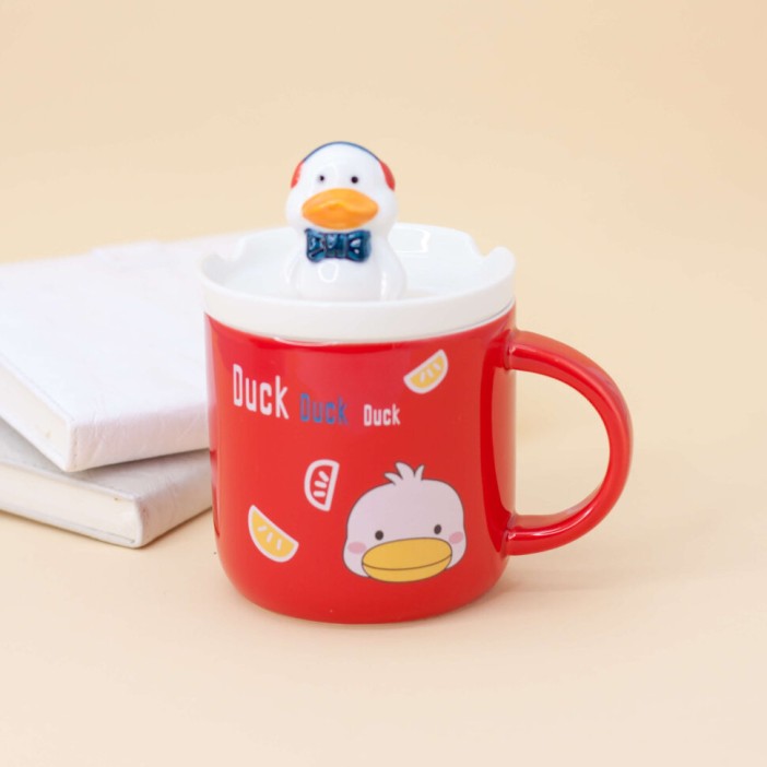 Кружка "Cute duck", red (400 ml) 