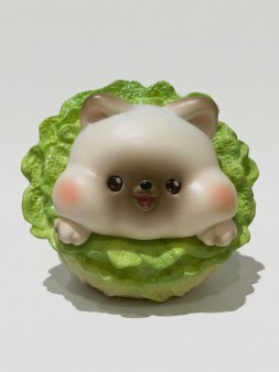 Копилка на магнитах iLikeGift "Cabbage cat", 16.3*15.2*14.1 см