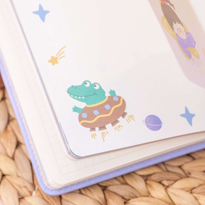 Блокнот "Lucky hare", purple 