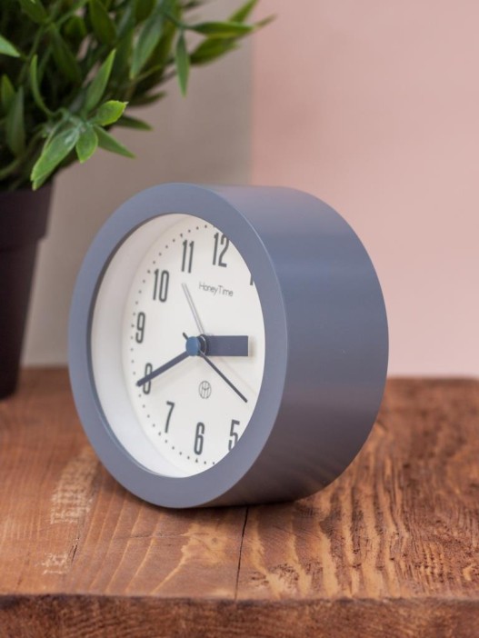 Часы-будильник &quot;Honey time&quot;, gray (10х10 см) 