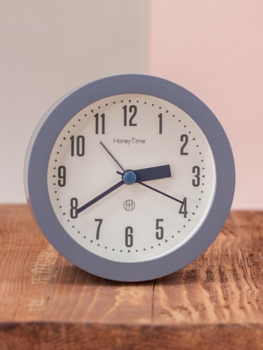 Часы-будильник &quot;Honey time&quot;, gray (10х10 см) 