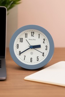 Часы-будильник "Honey time", gray (10х10 см)