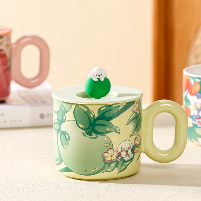 Кружка «Apple dog», green (350 ml) 