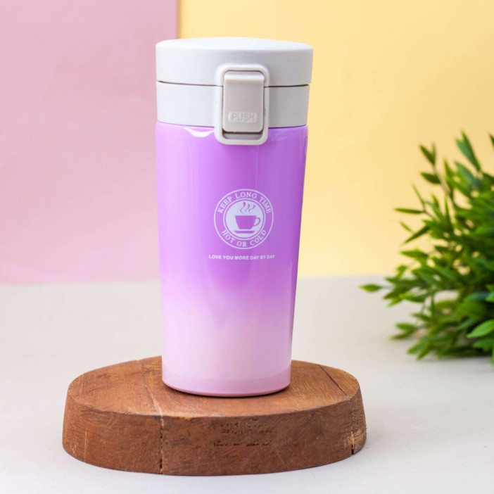 Термокружка "Love you more", purple (370 ml) 