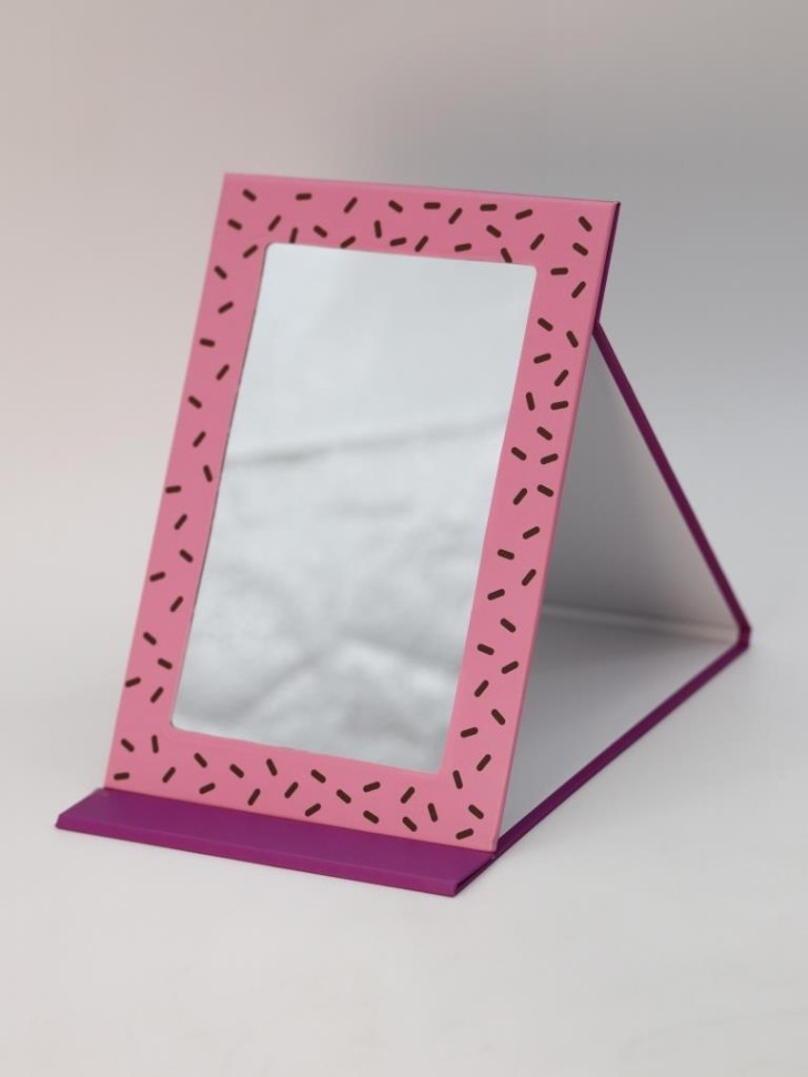 Зеркало настольное GIRLY "Капибара с пончиком", 15*22 см
