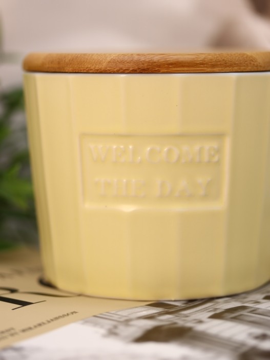 Кружка «Welcome the day», yellow (320 ml) 