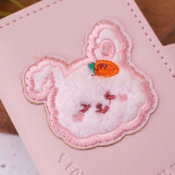 Визитница "Cute hare", pink 