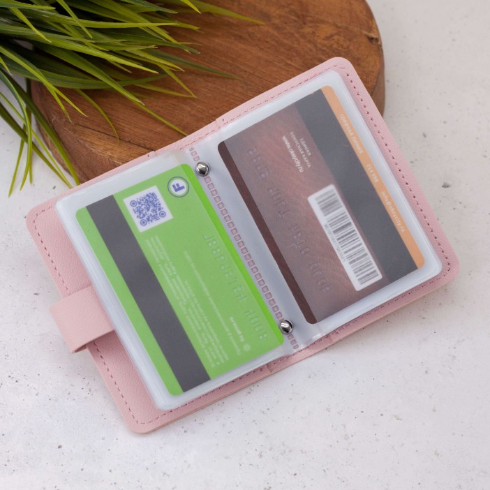 Визитница "Cute hare", pink 