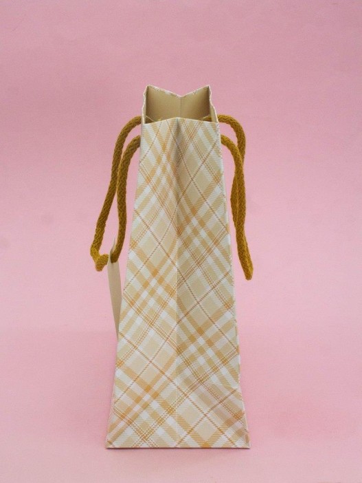 Пакет подарочный «Nice», yellow (18*23*10) 