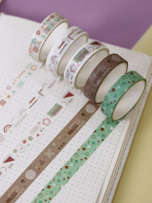 Набор декоративного скотча &quot;Designer prints&quot;, drawings 