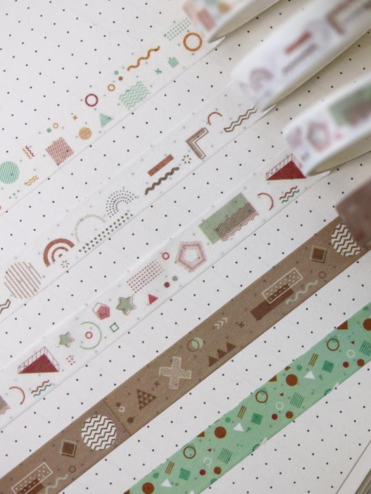 Набор декоративного скотча &quot;Designer prints&quot;, drawings 