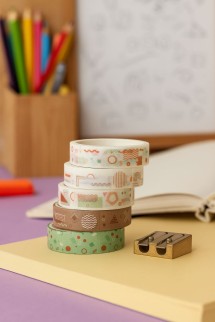 Набор декоративного скотча &quot;Designer prints&quot;, drawings