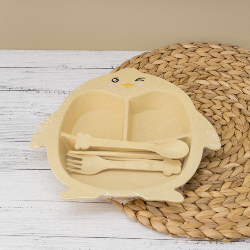 Тарелка "Penguin", beige