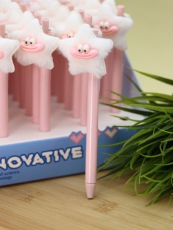 Бесконечный карандаш "Sausage Mouth Plush Star", white