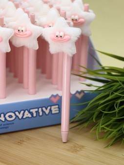 Бесконечный карандаш "Sausage Mouth Plush Star", white