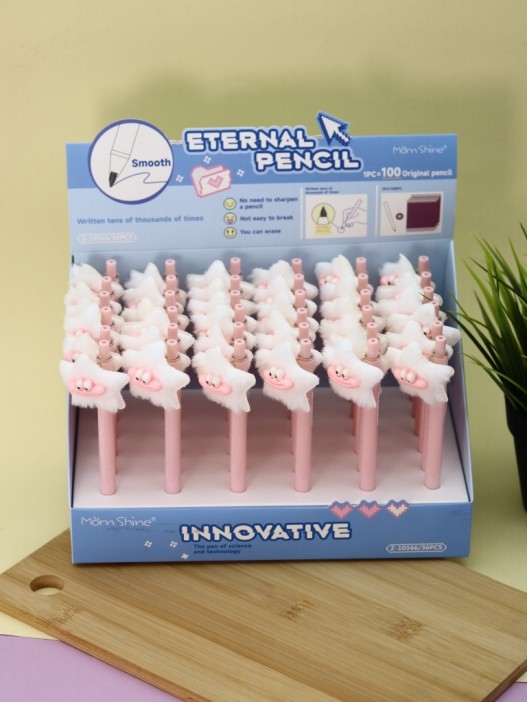 Бесконечный карандаш &quot;Sausage Mouth Plush Star&quot;, white 