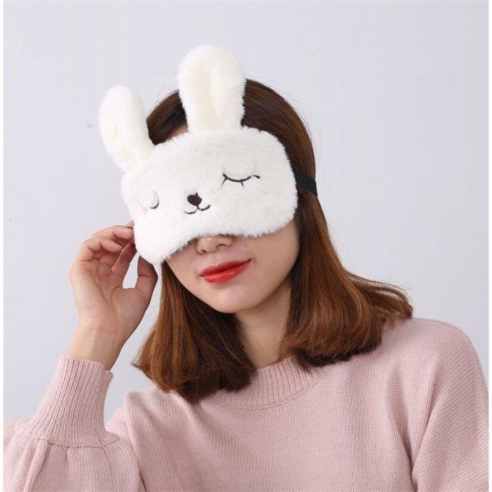 Маска для сна гелевая &quot;White bunny&quot; 