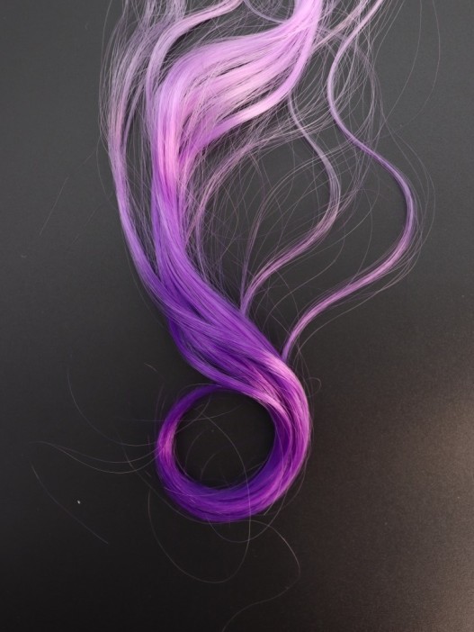 Заколка "Beautiful curl", purple (8.5*5.5 см, L=30 см) 