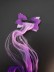 Заколка "Beautiful curl", purple (8.5*5.5 см, L=30 см) 